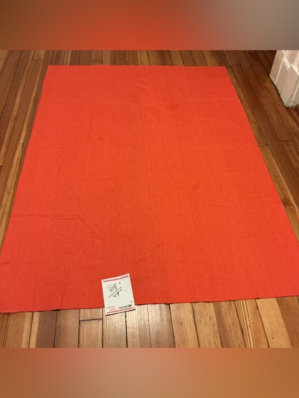 🍊 Vintage Linen Rectangular Tablecloth - Picture 8 of 16